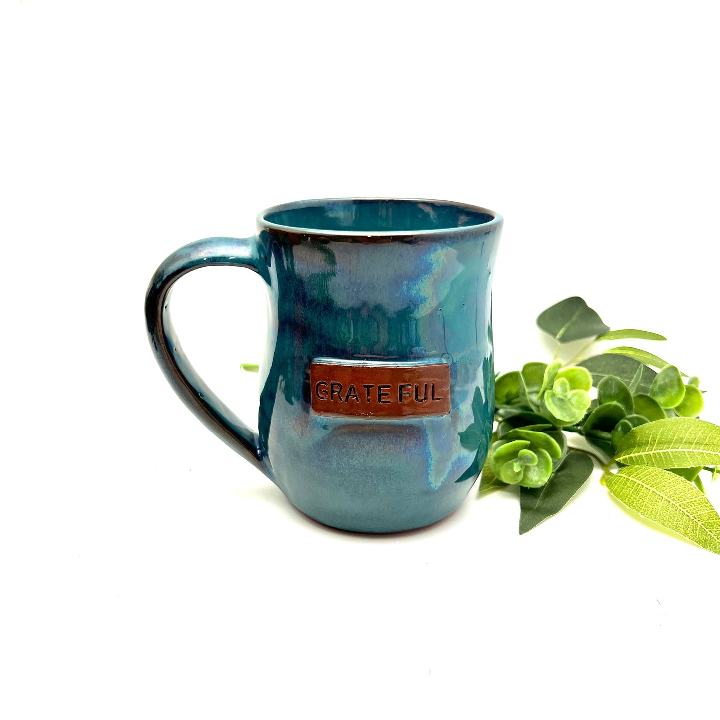 Grateful Mug - Blue Puddle