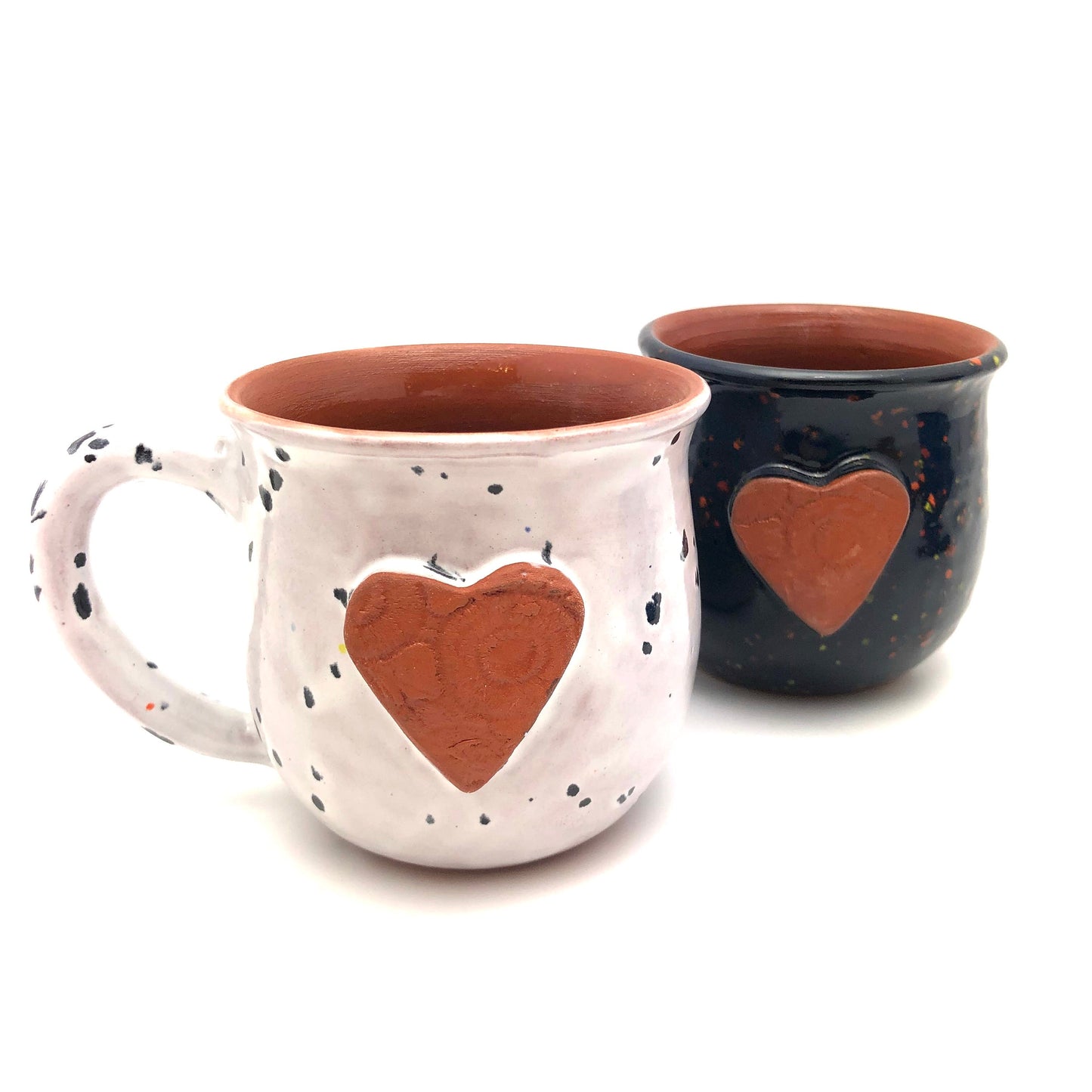 Calliope Heart Mug - Speckled White