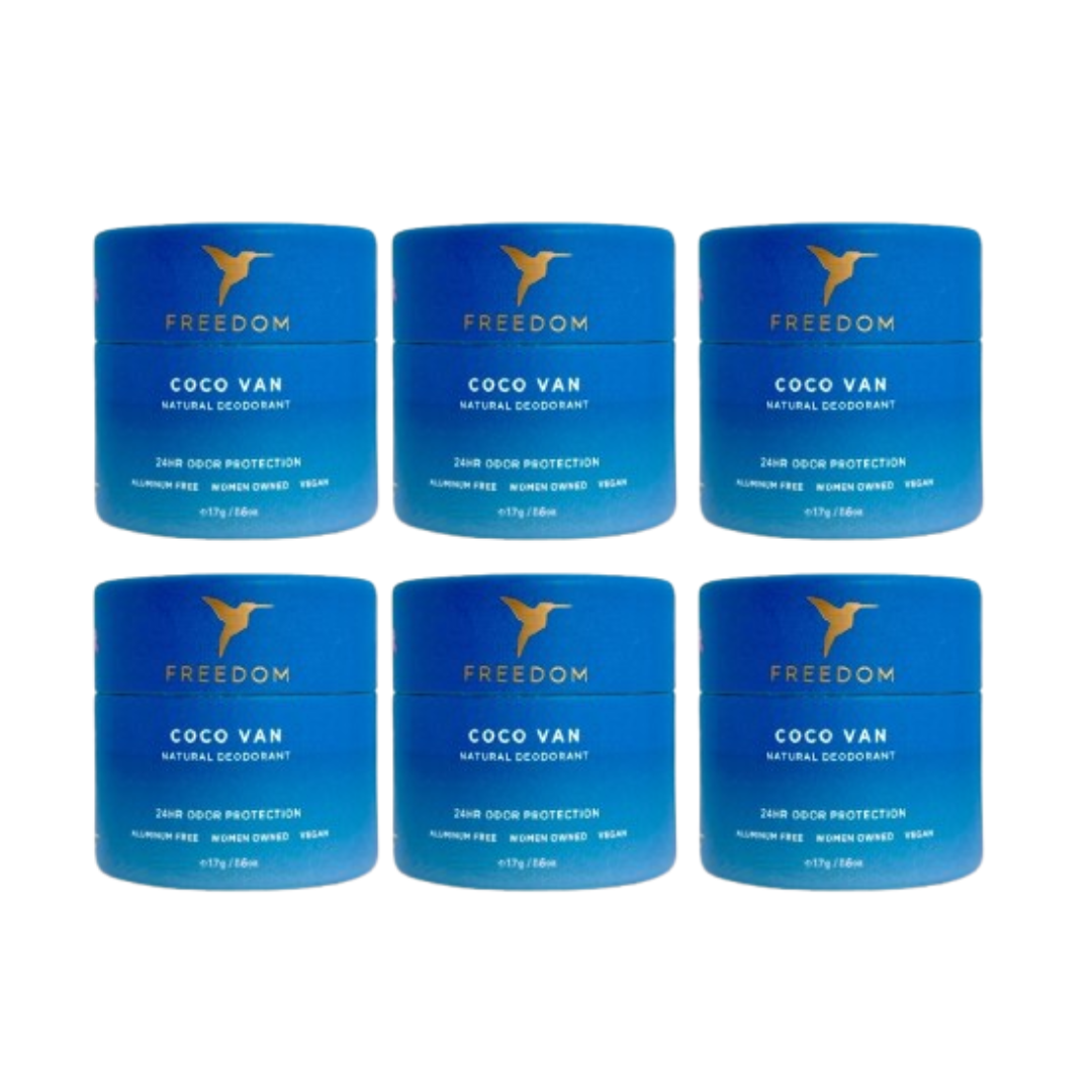 Travel Mini Deodorant - 6 Pack