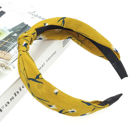 Korean Style Hairband and Clip, Women's Floral Accessory