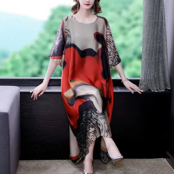 Plus Size Printed Dress for Women