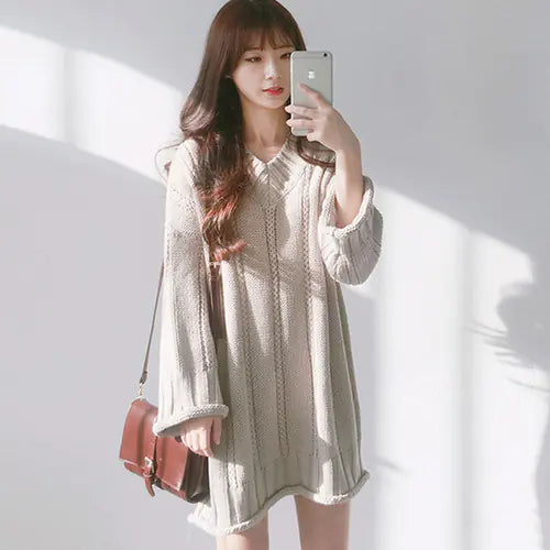Knit Sweater Dress for Women