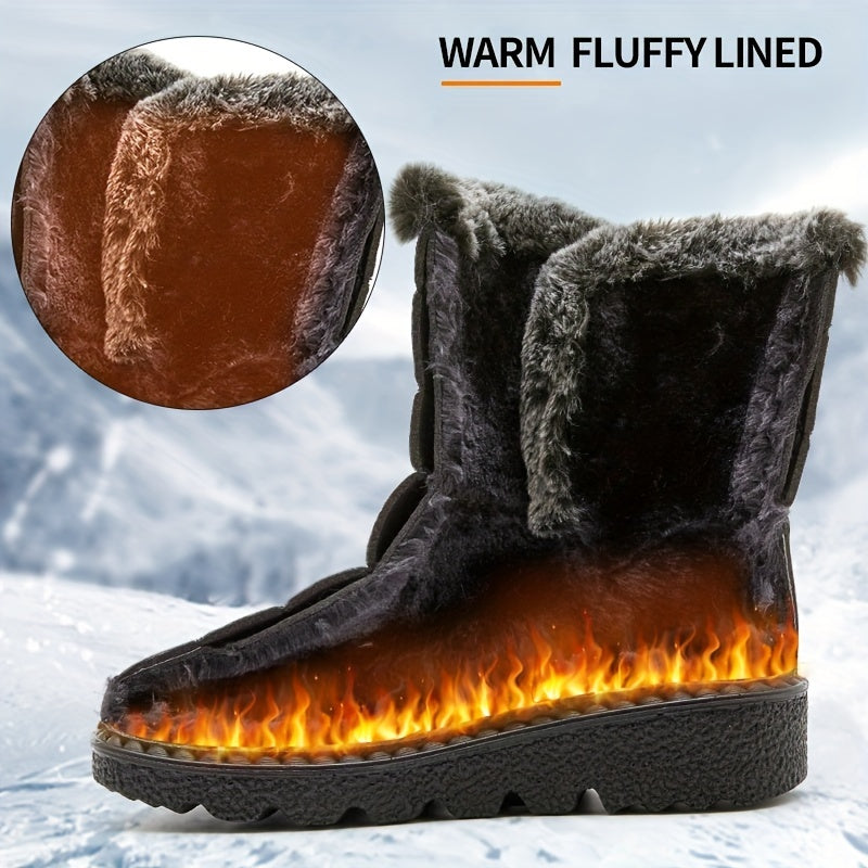 Winter Boots for Women New Long Plush Snow Boots