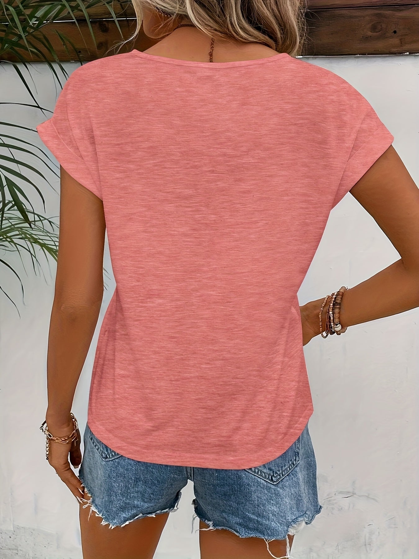 Two Pack Trendy Lace Trimmed Cap Sleeve Tops