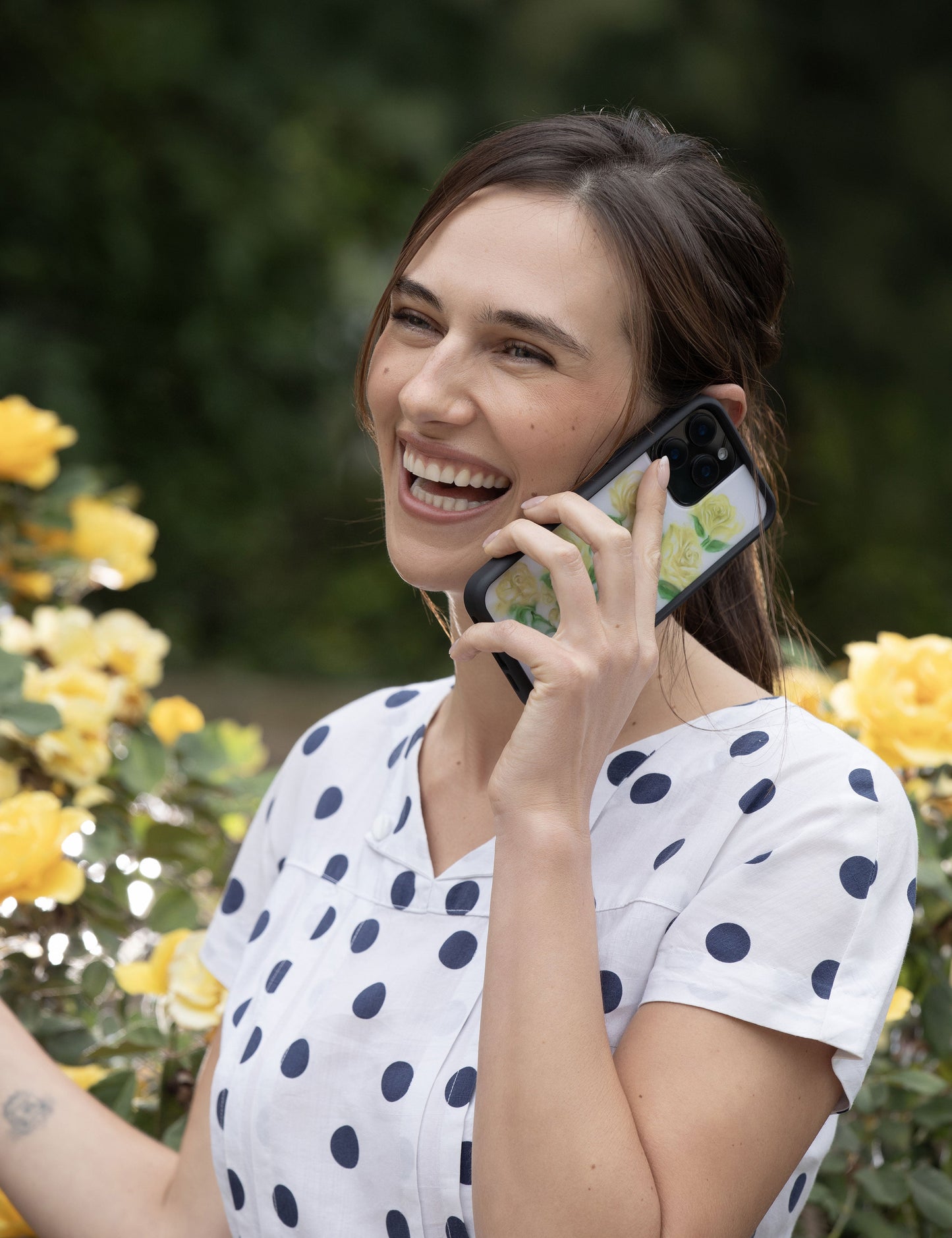 Yellow Roses iPhone Case