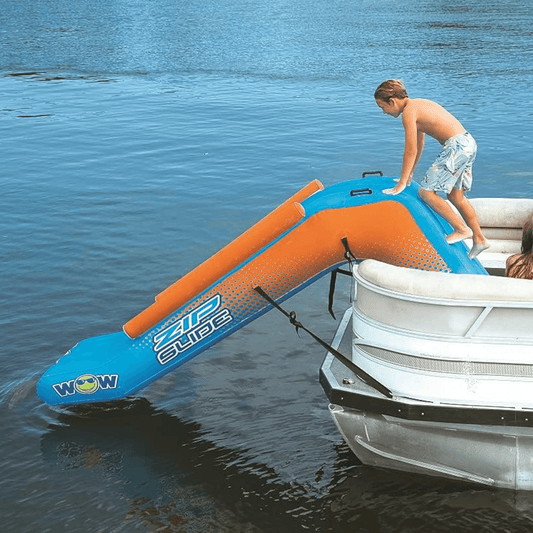 WOW Watersports Inflatable Pontoon Zip Slide for Boats