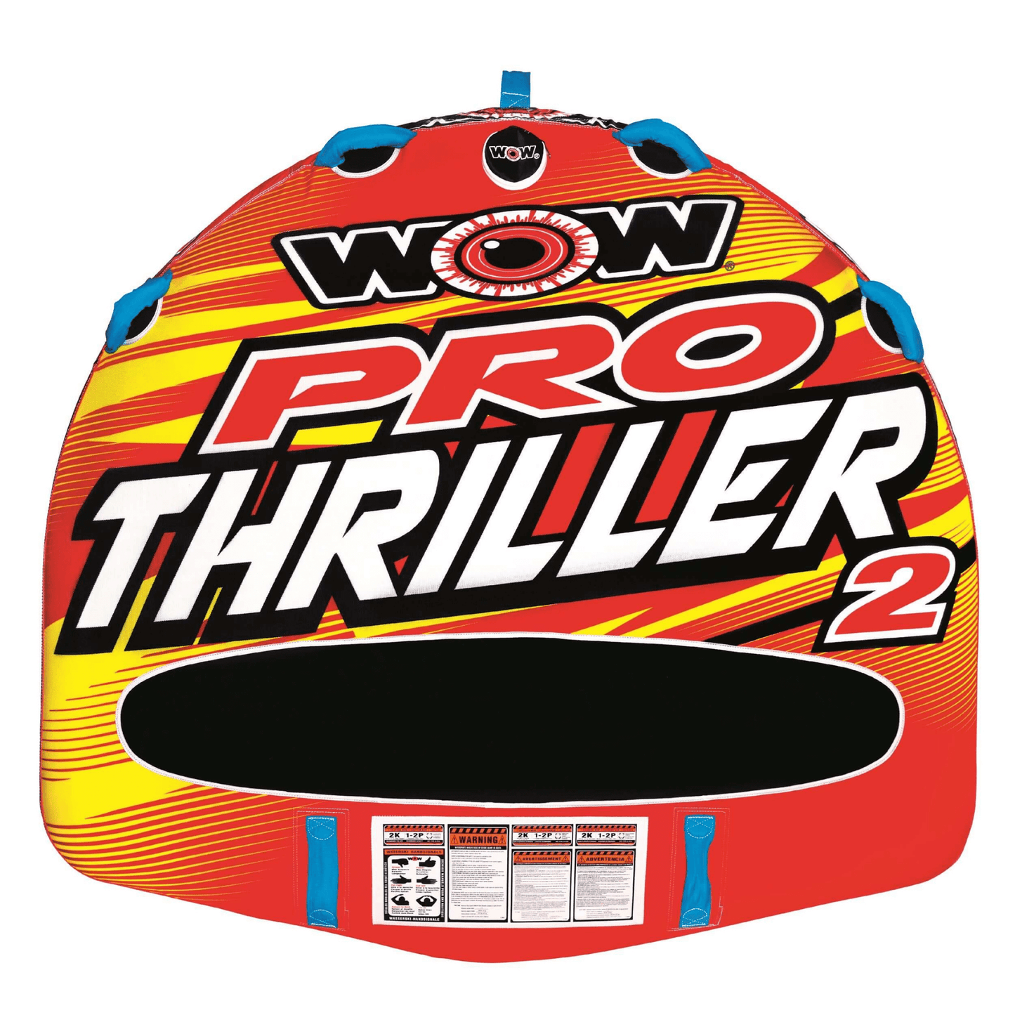 WOW Watersports Big Thriller Pro Series 1 or 2 Person Inflatable Towable Tube