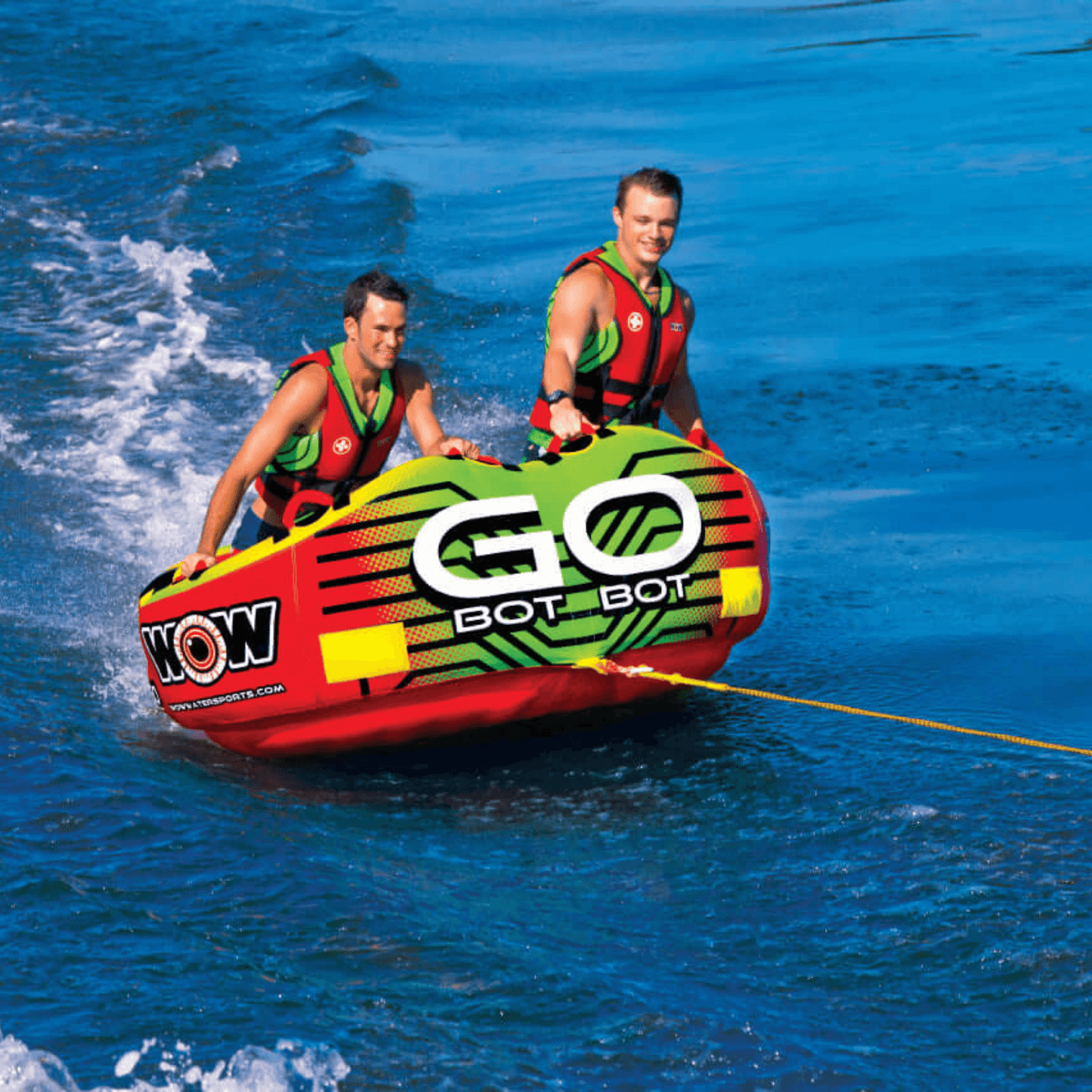 WOW Watersports Go Bot Towable Water Tube for 1 to 2 Riders