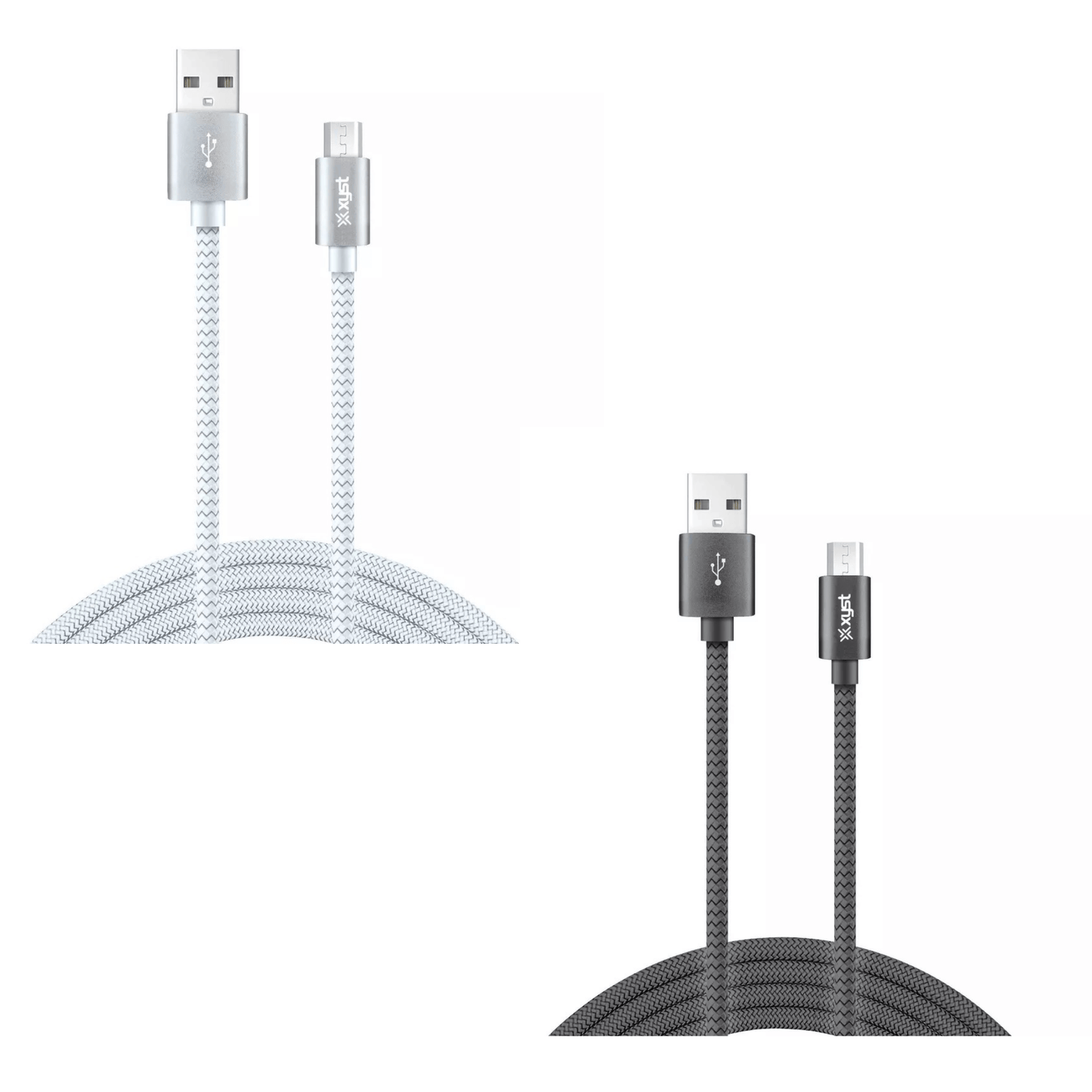 Xyst Charge and Sync USB to Micro USB Braided Cable 10Ft