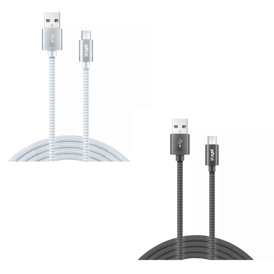 Xyst Charge and Sync USB to Micro USB Braided Cable 10Ft