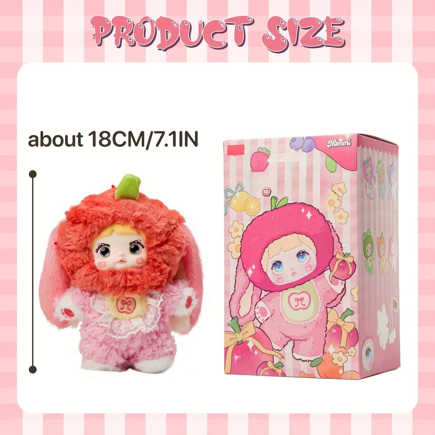 Cute Cartoon Doll  Perfect Collectible Gift