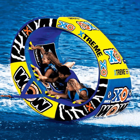 WOW Watersports Xtreme Inflatable Towable Ride-in-Oval for 1 to 3 Persons