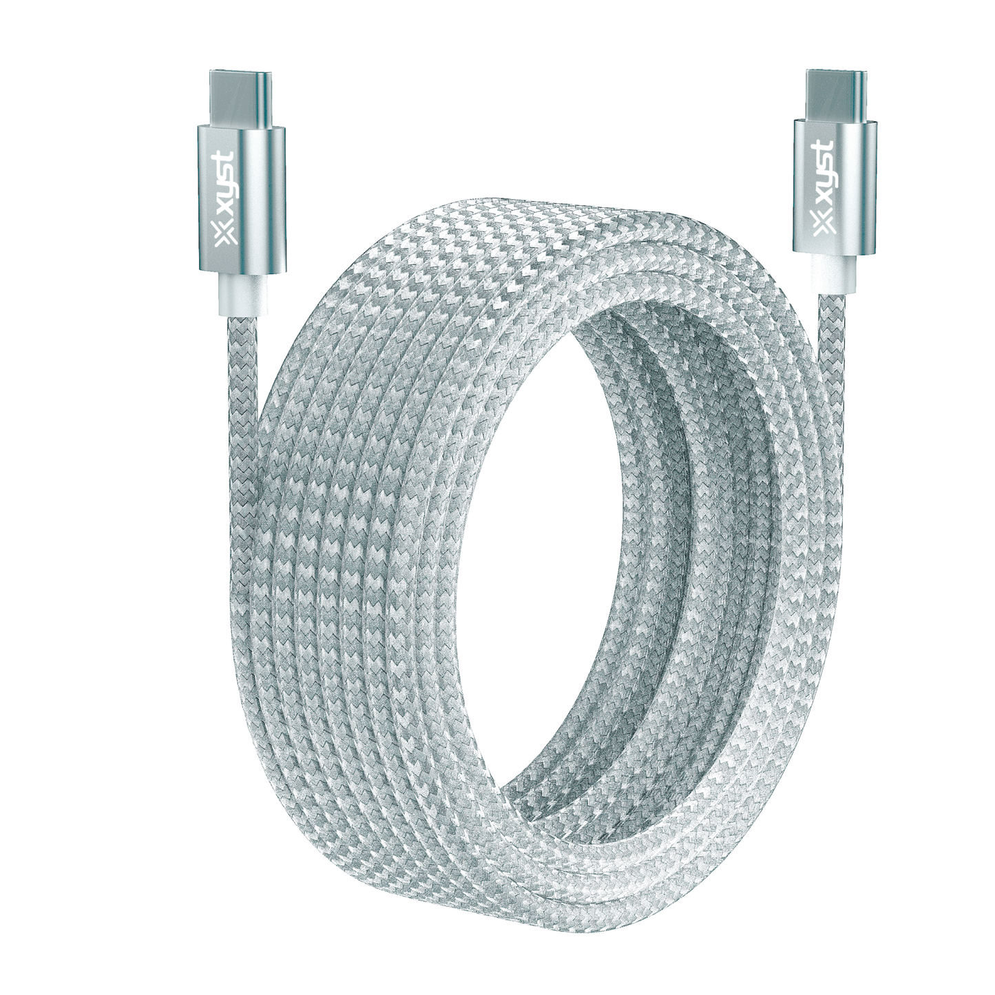 Xyst Braided USB-C to USB-C Charge and Sync Cable 10Ft