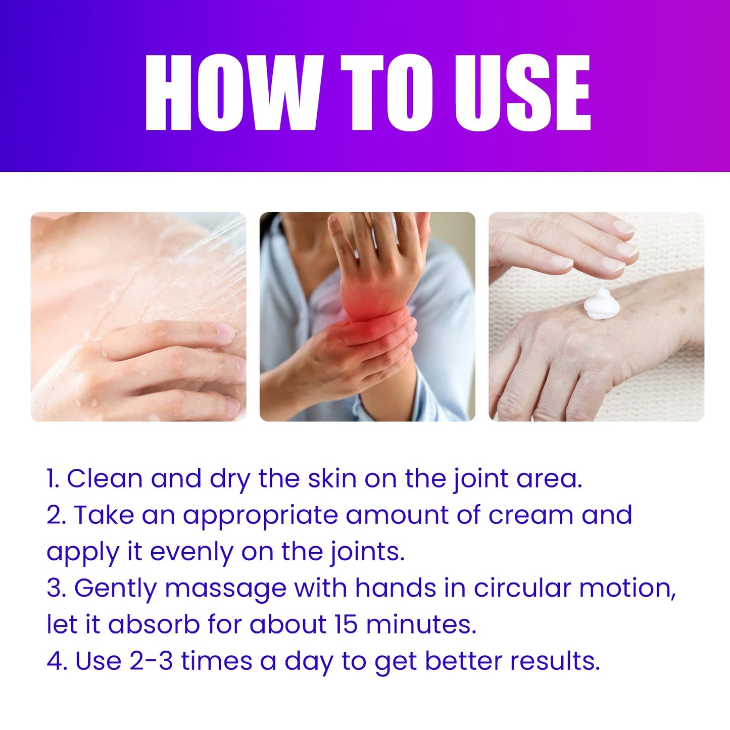 Joint Repair Cream, Shoulder, Neck, Lumbar Spine And Leg Joint Massage Treatment To Relieve Swelling, Pain And Discomfort