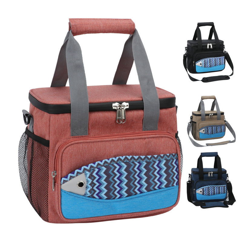 Japanese multifunctional thickened EVA leak-proof small fish insulation lunch box portable lunch bag