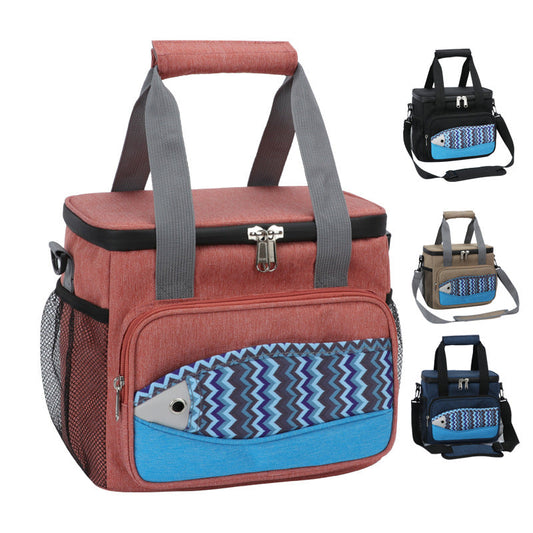Japanese multifunctional thickened EVA leak-proof small fish insulation lunch box portable lunch bag