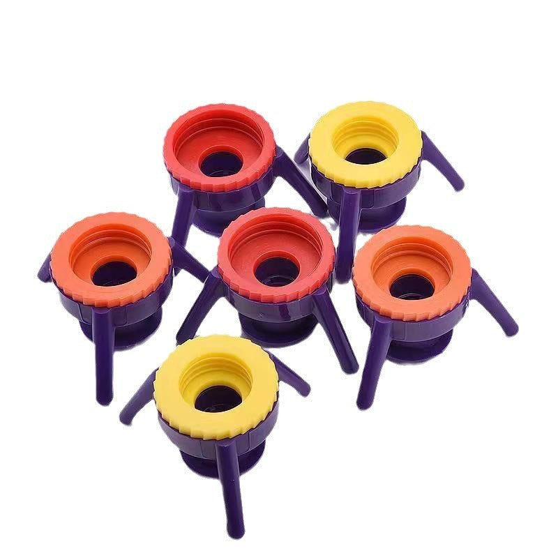 Inverted bottle cap, large, medium, small, and sub size, multifunctional three legged stand, shower gel, shampoo, leak proof bot