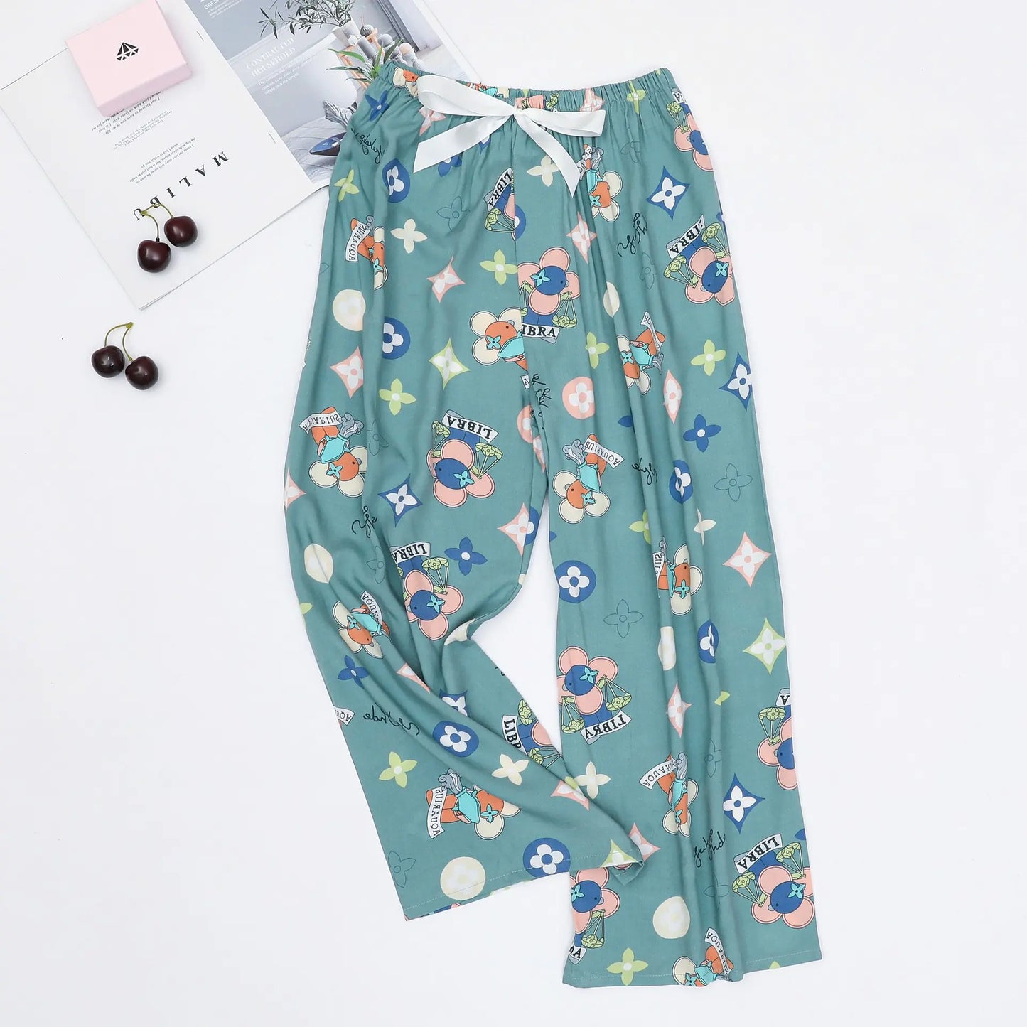 Cotton Sleep Pants - Loose Casual Printed