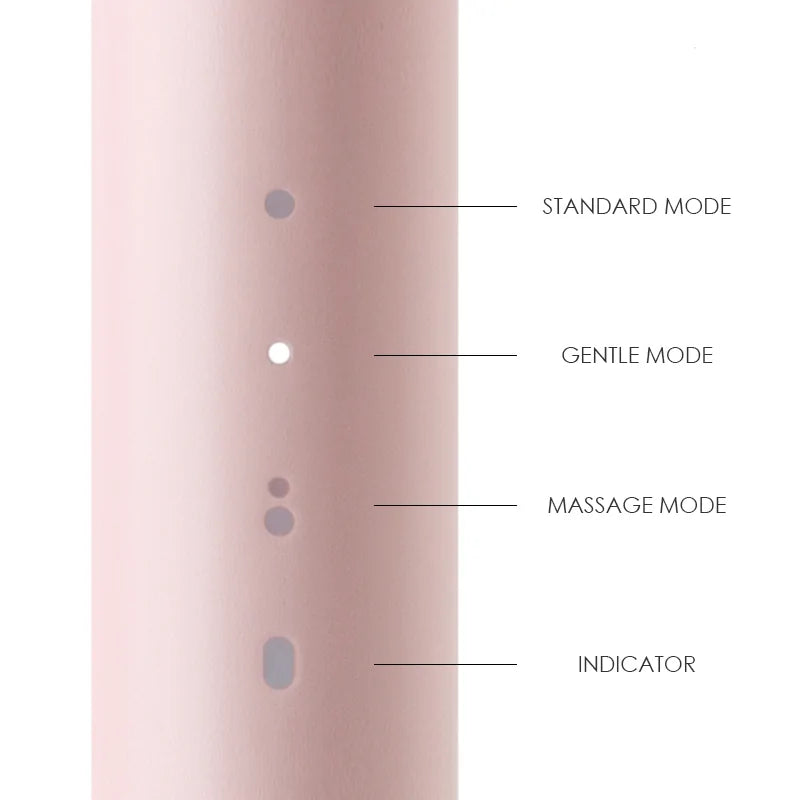 Waterproof Inductive Charging Clean Ultrasonic Smart Toothbrush