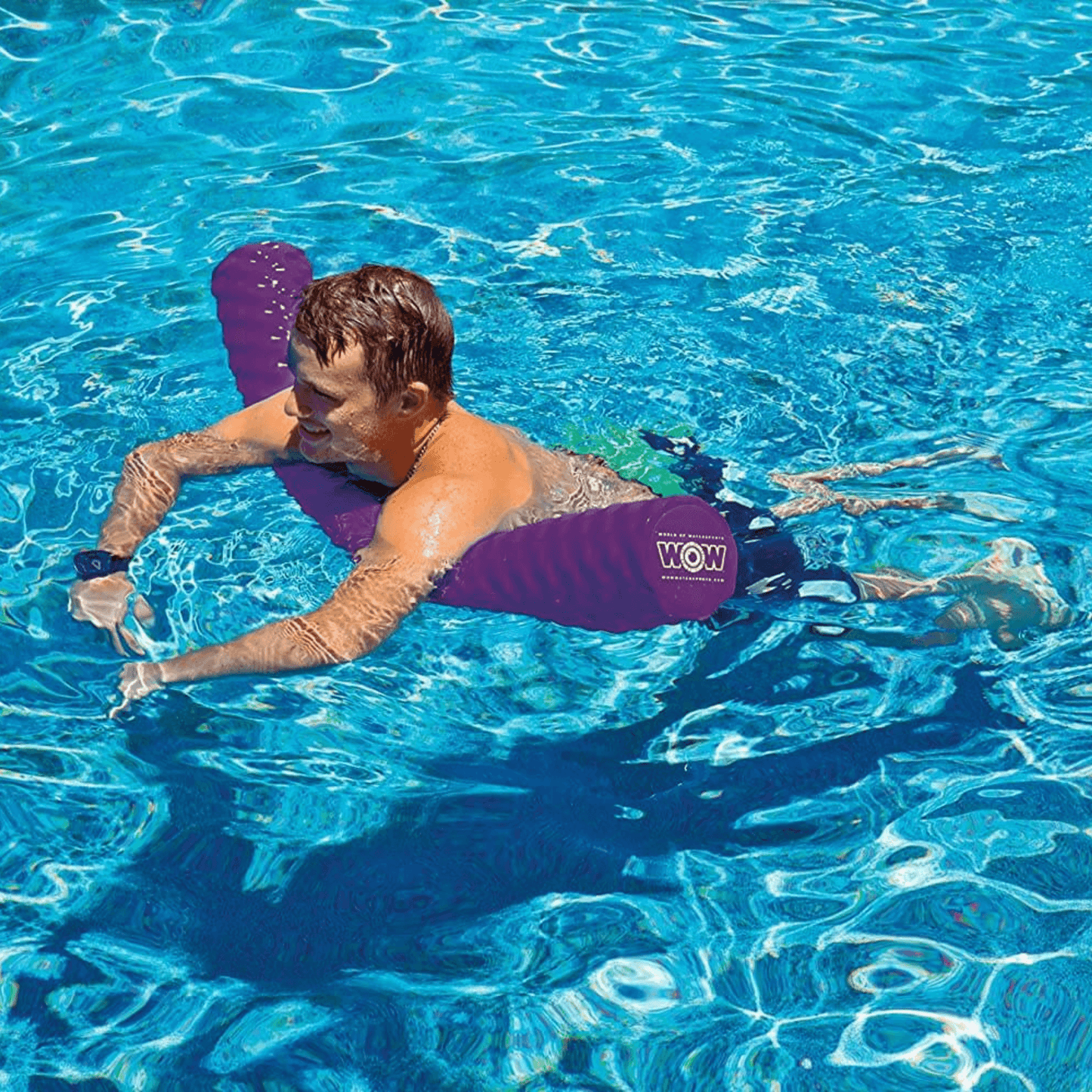 WOW Watersports Pool Noodle made from First Class Super Soft Foam Purple