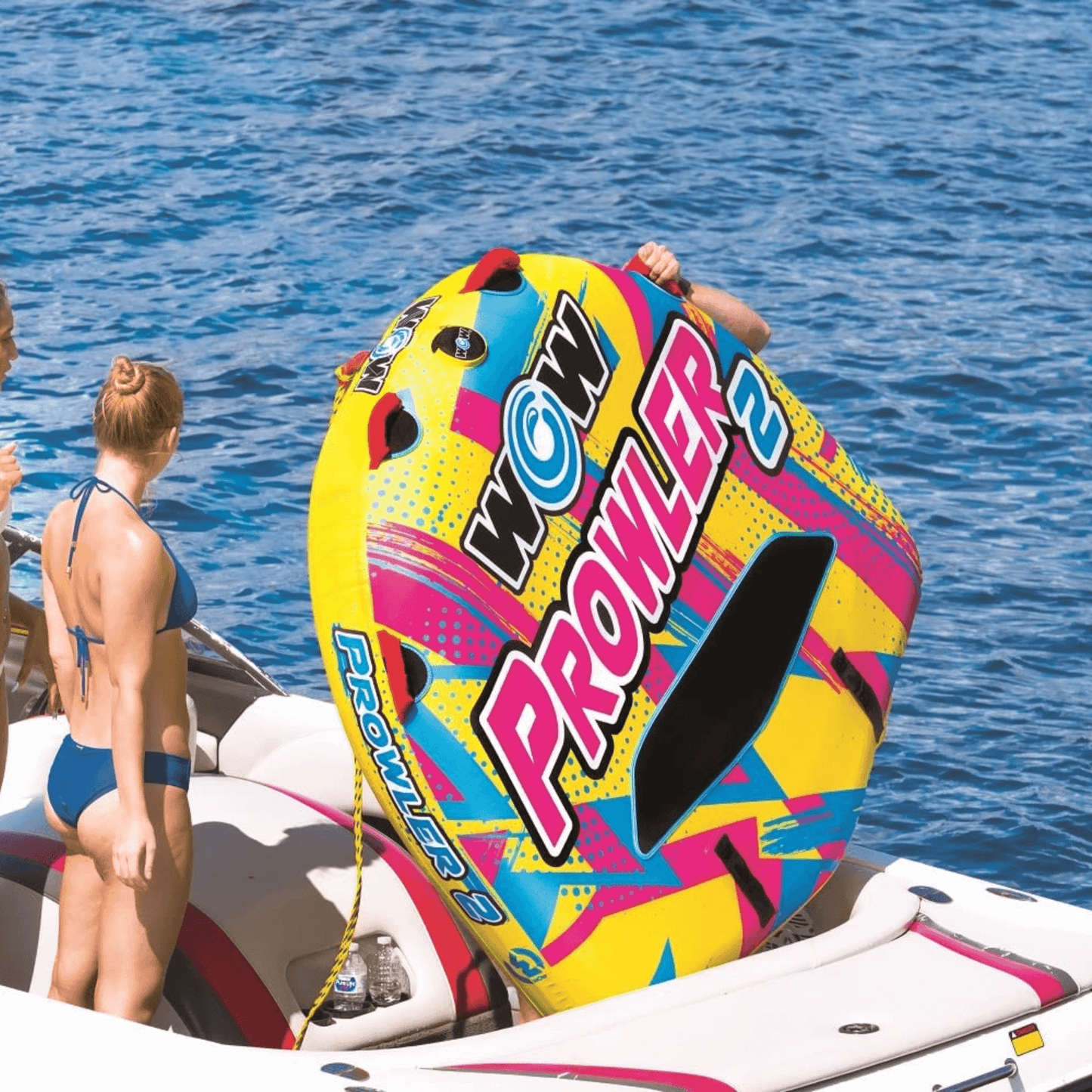 WOW Watersports Prowler Towable 2 Person 2P Starter Kit w 12V Pump