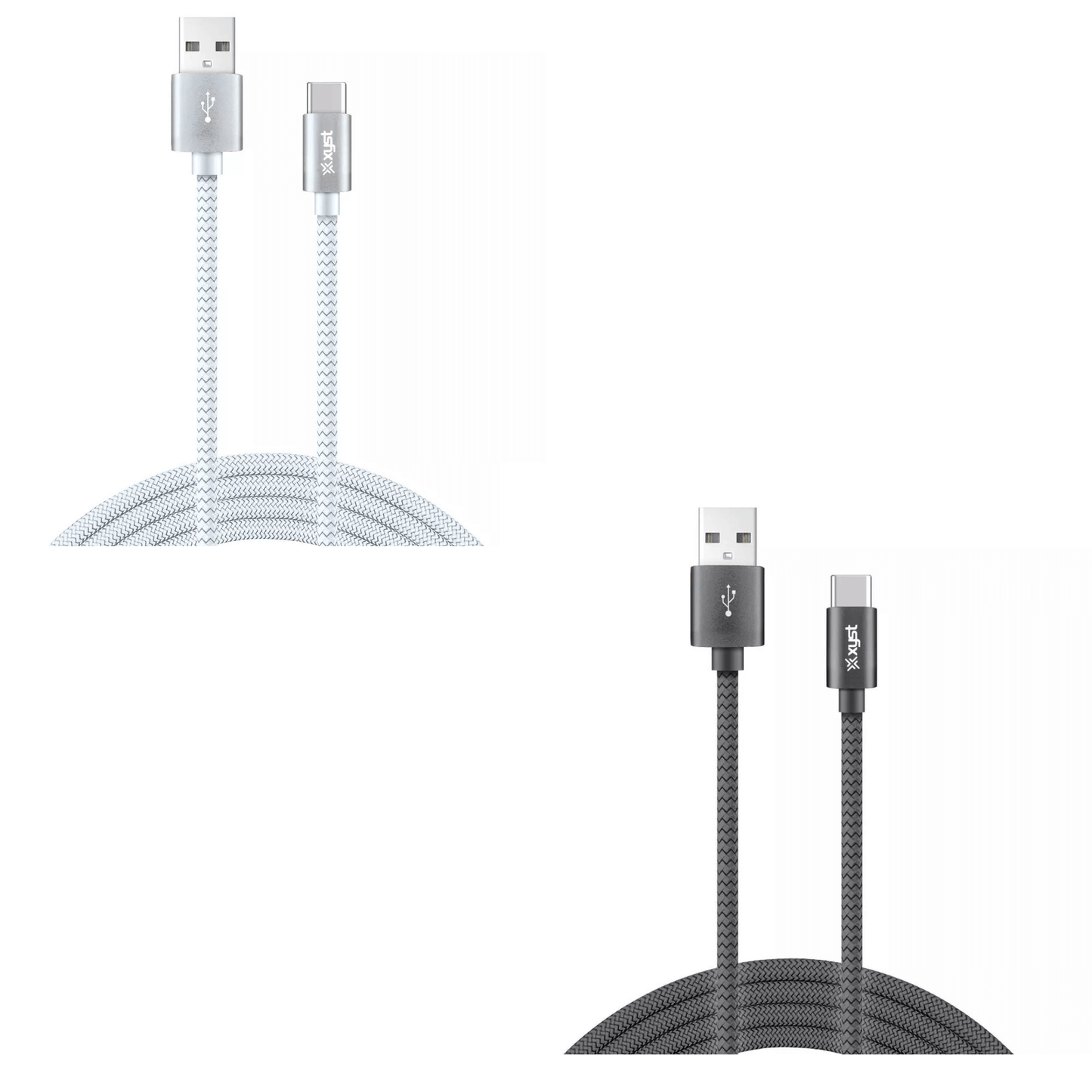 Xyst Charge and Sync USB to USB-C Braided Cable 10Ft