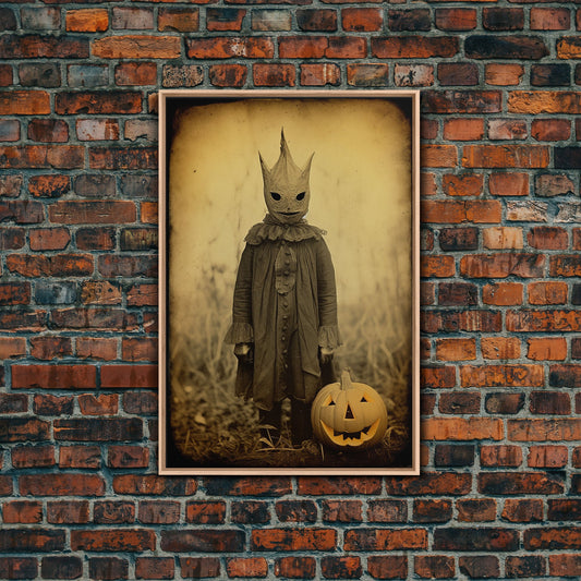 Halloween Wall Decor, Gothic Wall Decor, Creepy Wall Art, Spooky Art Print, Canvas Print, Wall Art, Vertical Print, Home Decor, Wall Decor