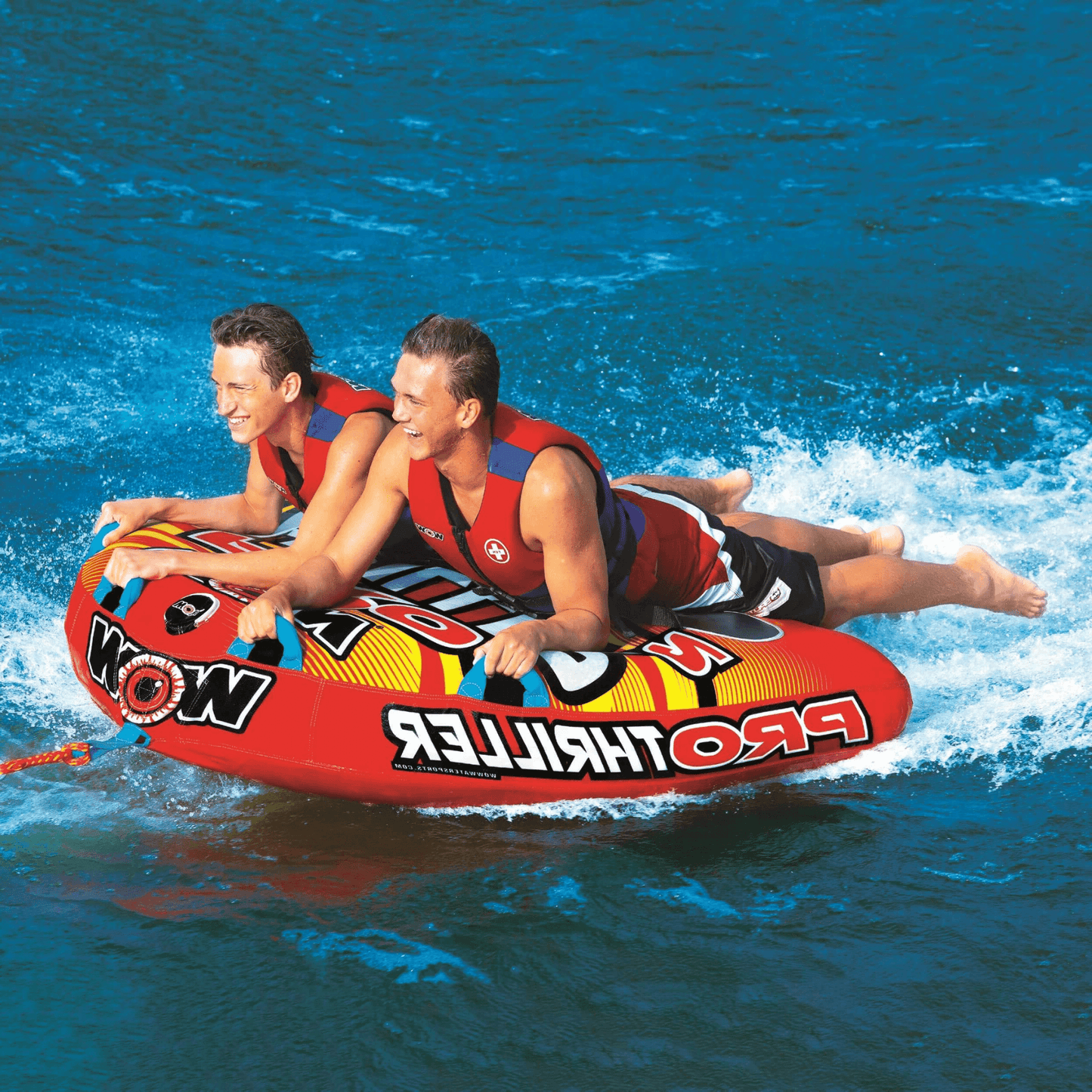 WOW Watersports Big Thriller Pro Series 1 or 2 Person Inflatable Towable Tube