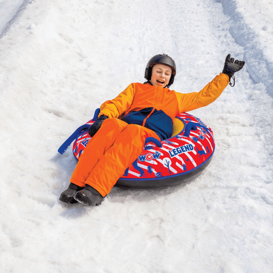 WOW Watersports Legend Hard-Bottom Snow Tube for 1 Person