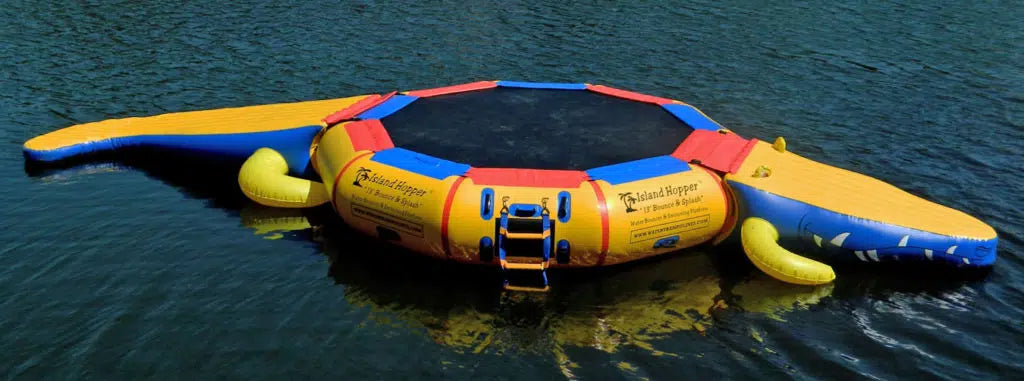 Island Hopper 13′ Gator Monster Water Bouncer Water Park