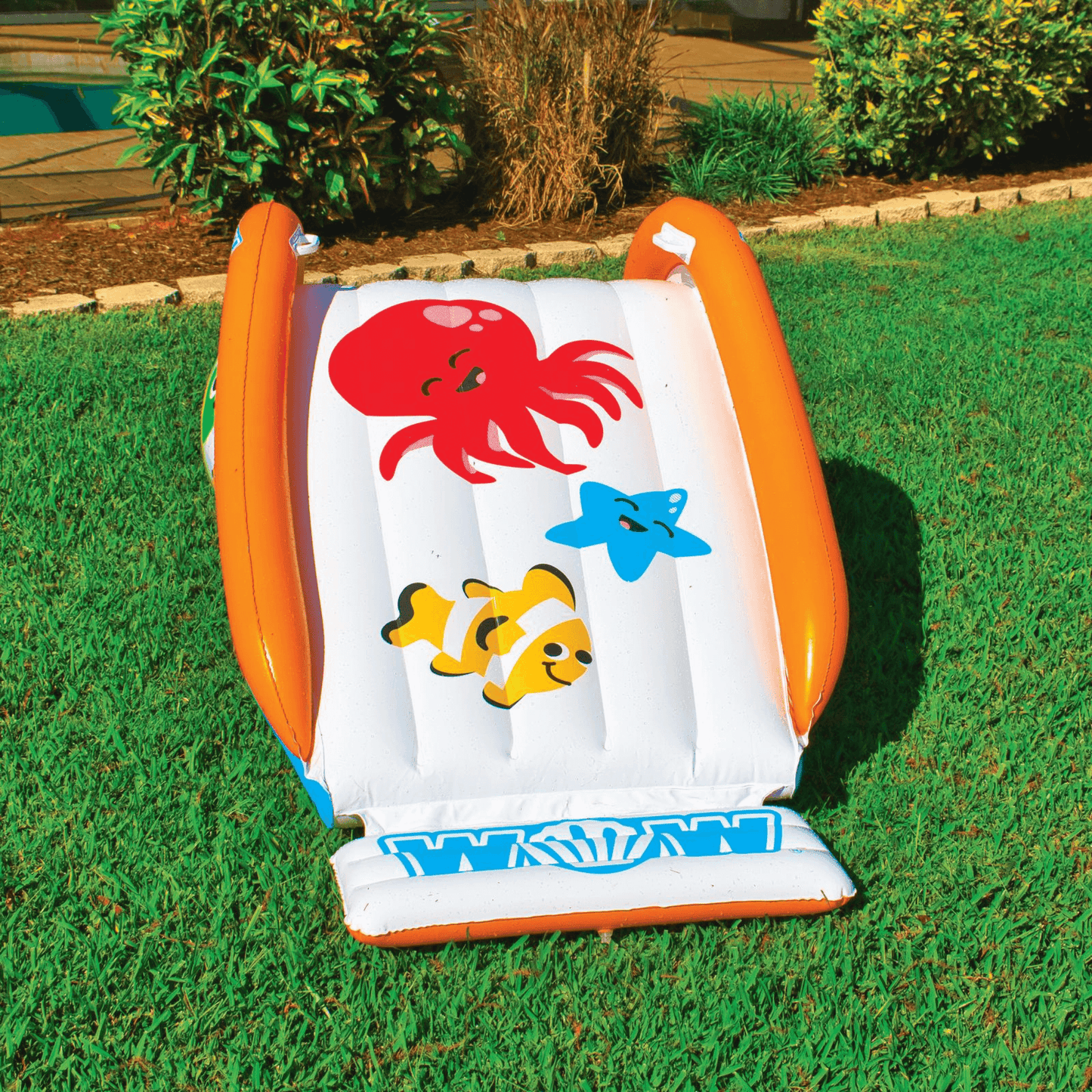 WOW Watersports Swirl Splash Pad Slide (Slide Only) with Inflated Side Rails