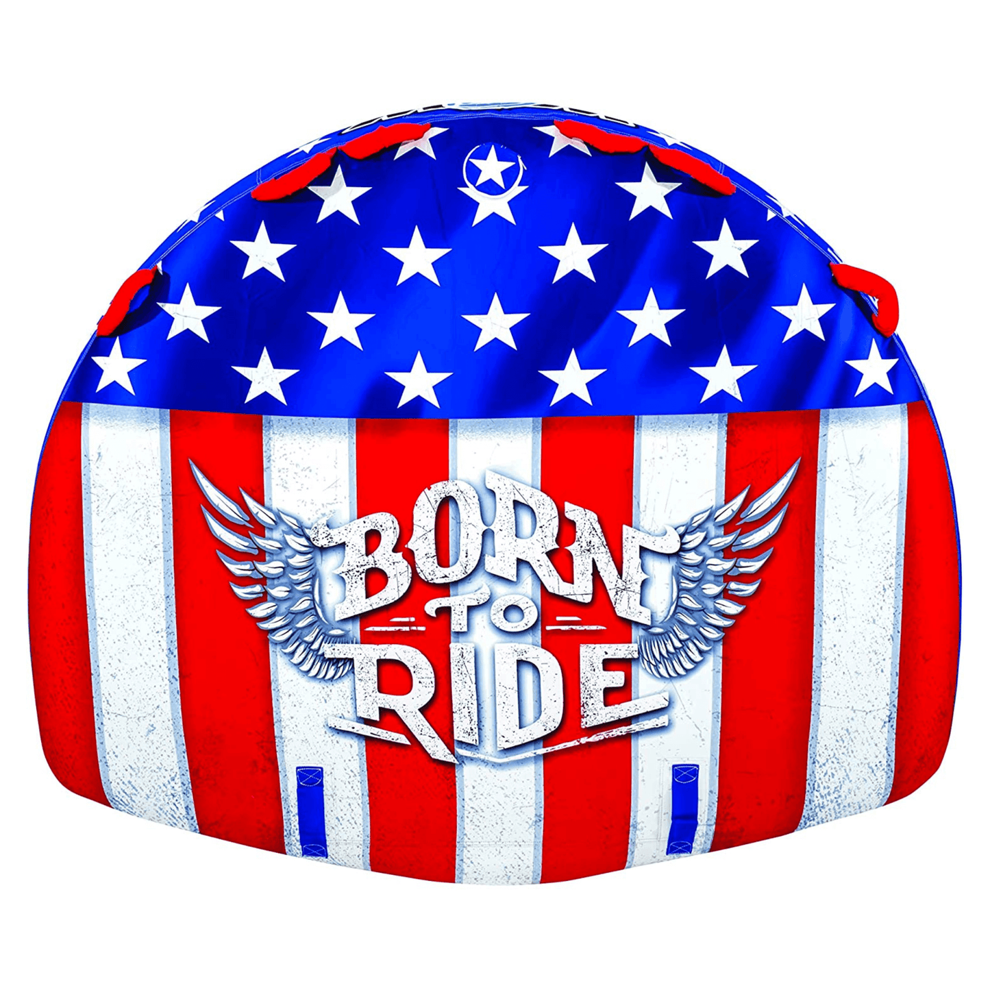 WOW Watersports Born to Ride 3 Person 3P Towable with Soft Top and EZ Tow