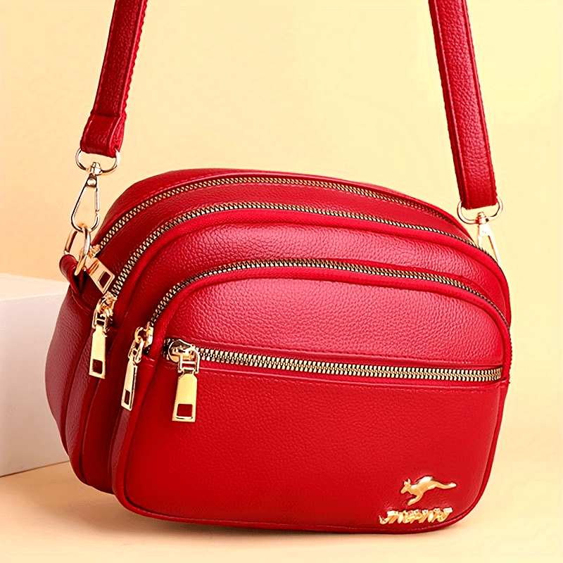 Multilayer Large Capacity Women's Messenger Shoulder Bag