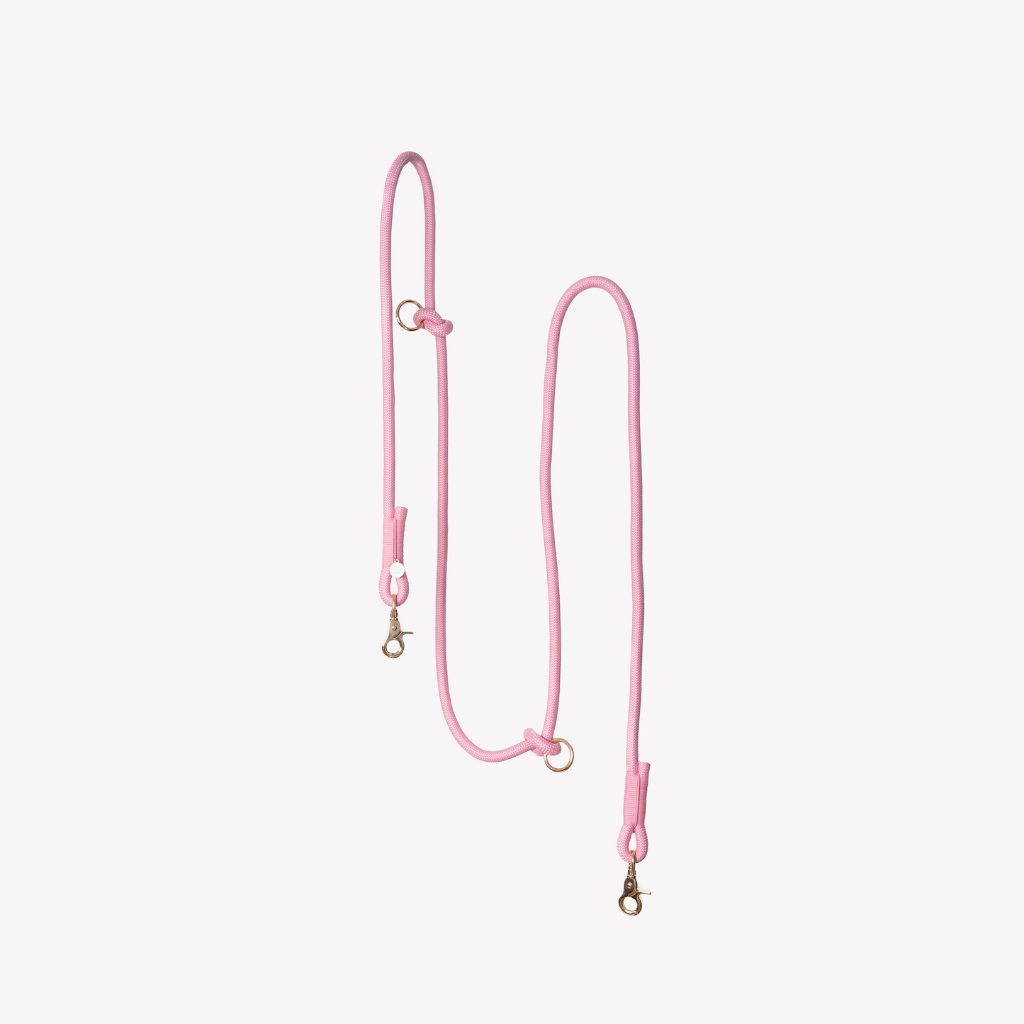 'Pink' - Hands Free Braided Leash