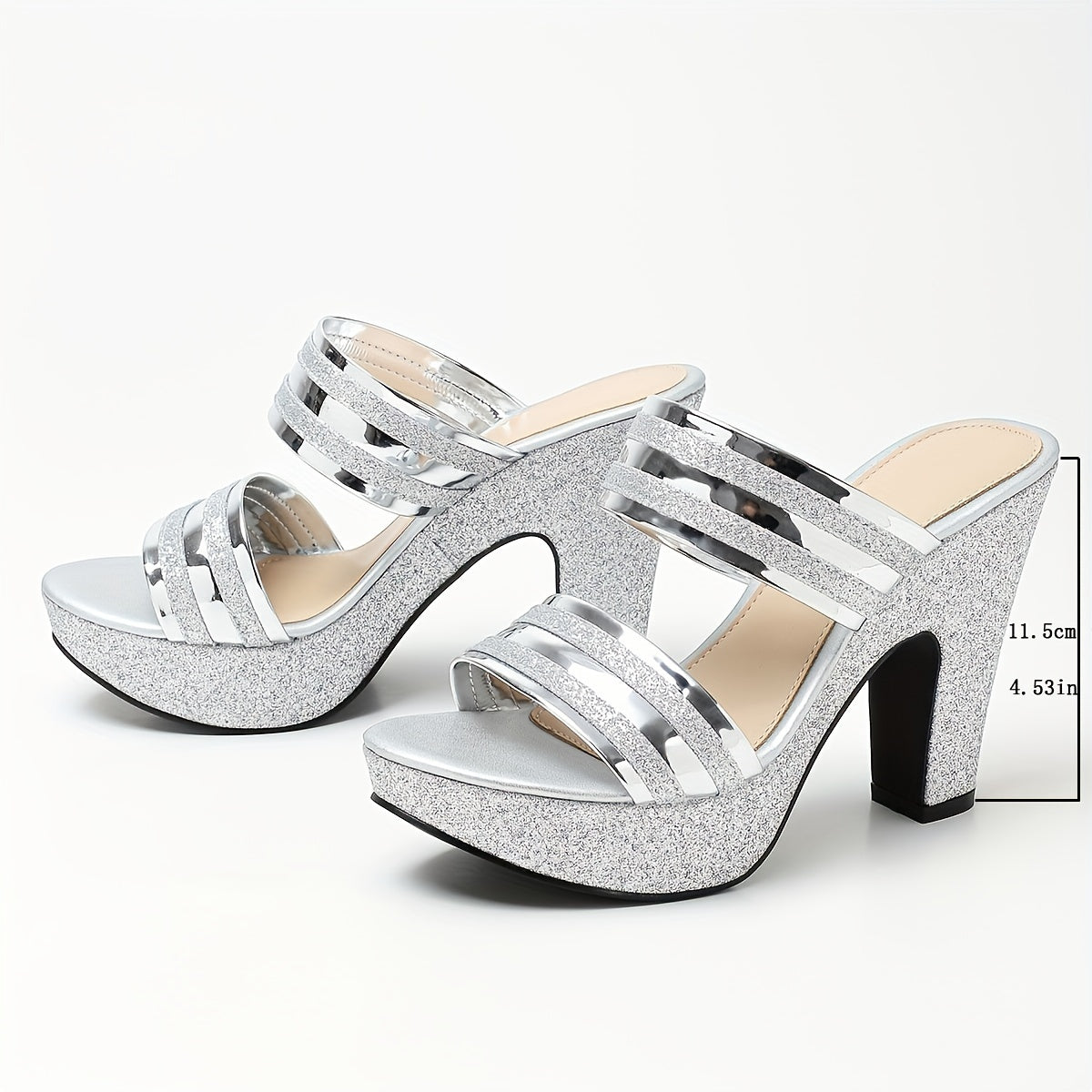 Elegant Comfort  Style Chunky Heel