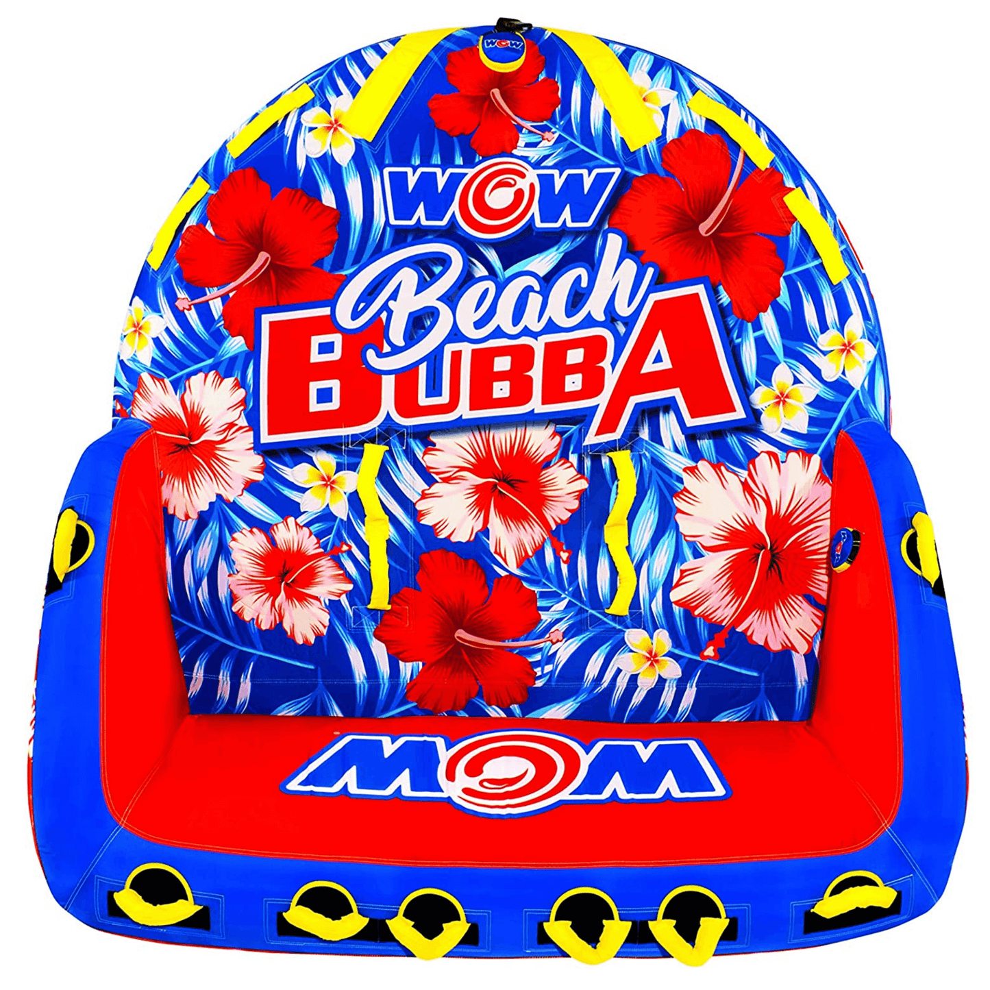 WOW Watersports Beach Bubba 3 Person 3P Towable w Webbing Foam Handles