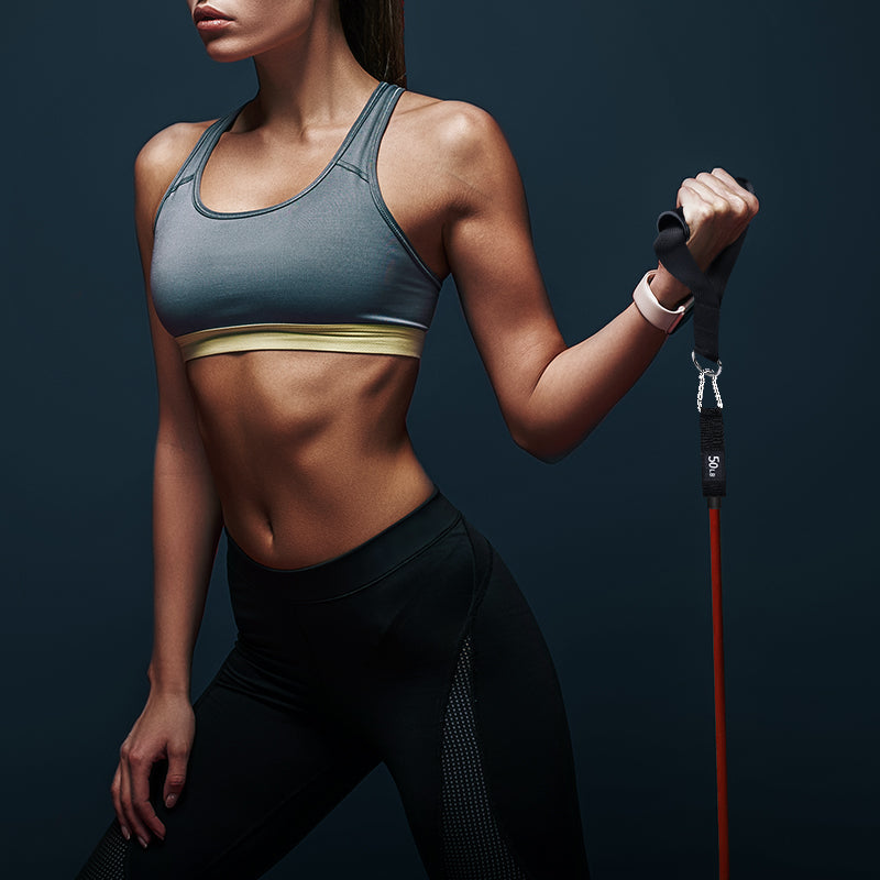 JupiterGear Intey Resistance Bands Set Exercise Bands with Protective Sleeve - Portable Resistance Bands with Door Anchor, Handles, Legs Ankle Straps - Home Gym Resistance Training [13 Pcs Set]