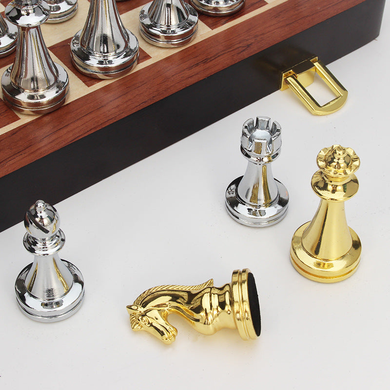 International Chess Metal Chess Folding Set High end Chess Western Chess