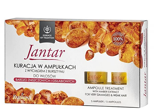 FARMONA Jantar Treatment In Ampoules 5 Ampoules Very Damaged And Weakened Hair