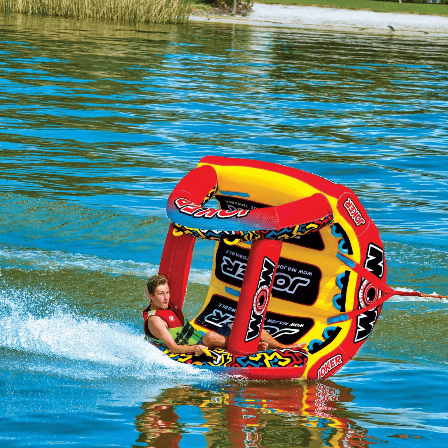 WOW Watersports Joker 3-Person Towable with Power Tower and Handles