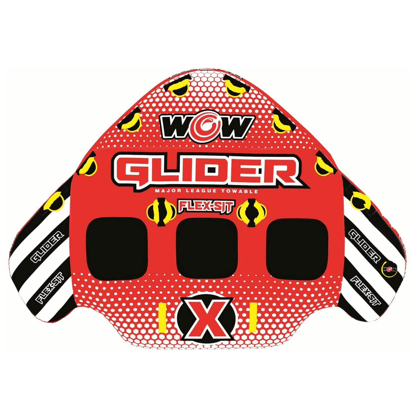 WOW Watersports Glider 3 Person 3P Towable with Flex Seating