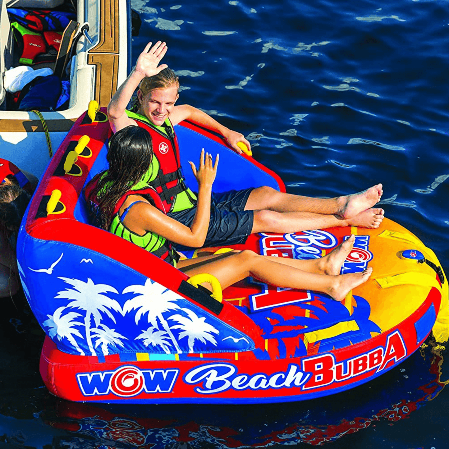 WOW Watersports Beach Bubba 2 Person 2P Towable with Foam Handles