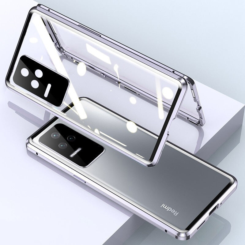 For Xiaomi  360 Full Cover Double Sided Tempered For K50 k50pro  Front And Back Glass Phone Case