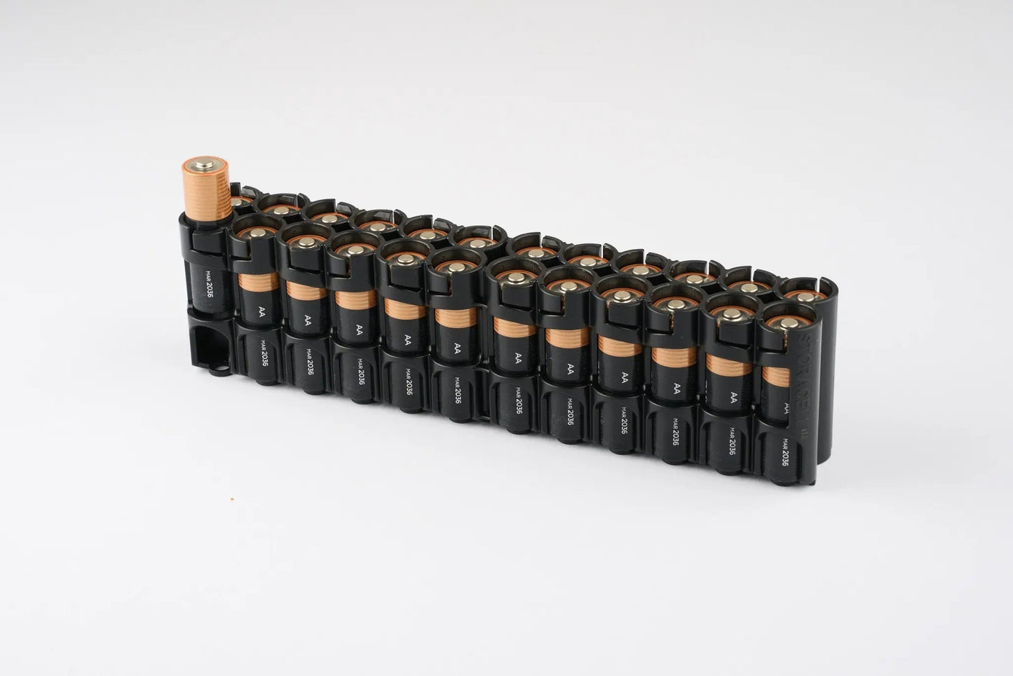 24 AA Pack Battery Caddy (Black)
