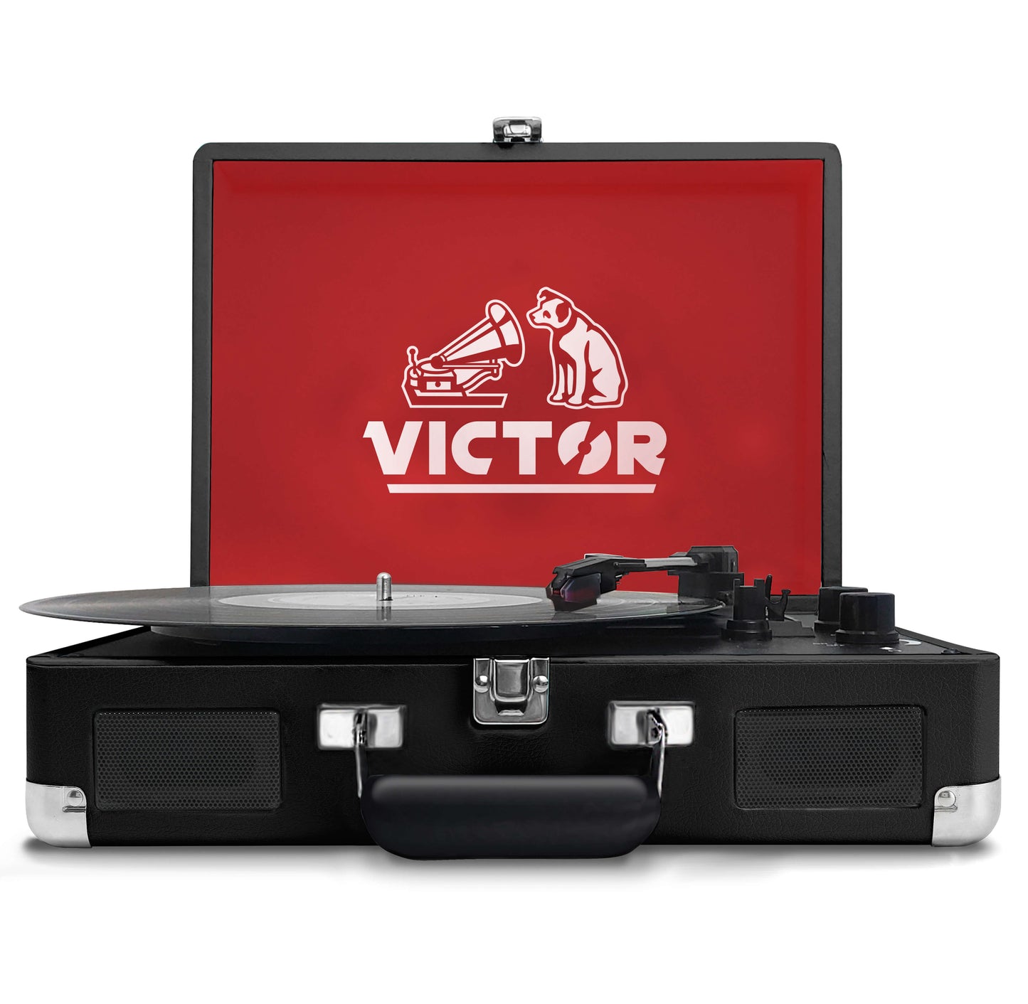 Victor Metro Dual Bluetooth Suitcase 3-Speed Turntable