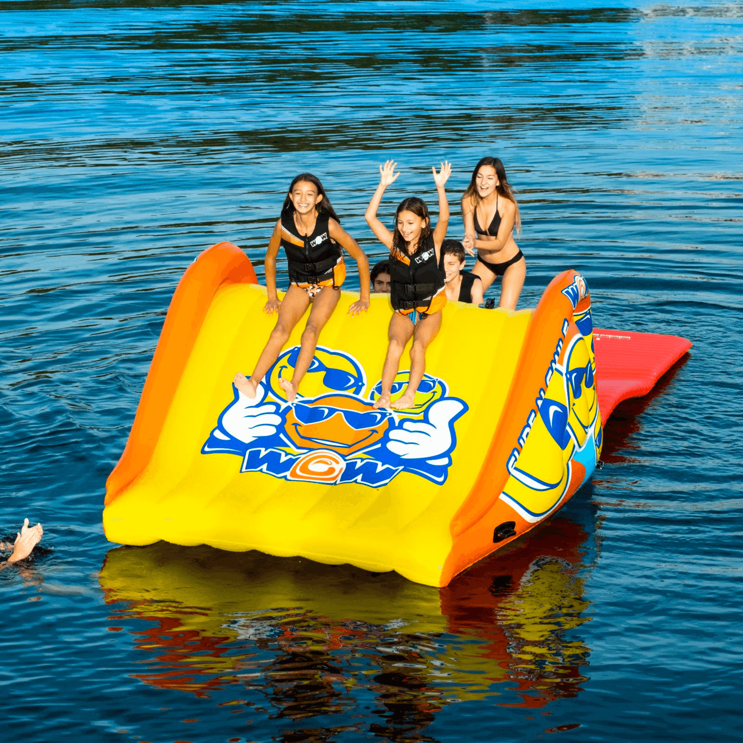 WOW Watersports Slide and Water Walkway Slide N Smile Combo