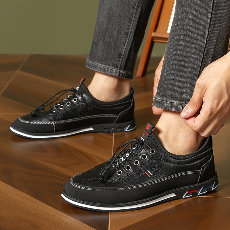 Men's Contrasting Business Shoes Comfy Non Slip Outdoor Casual Wear
