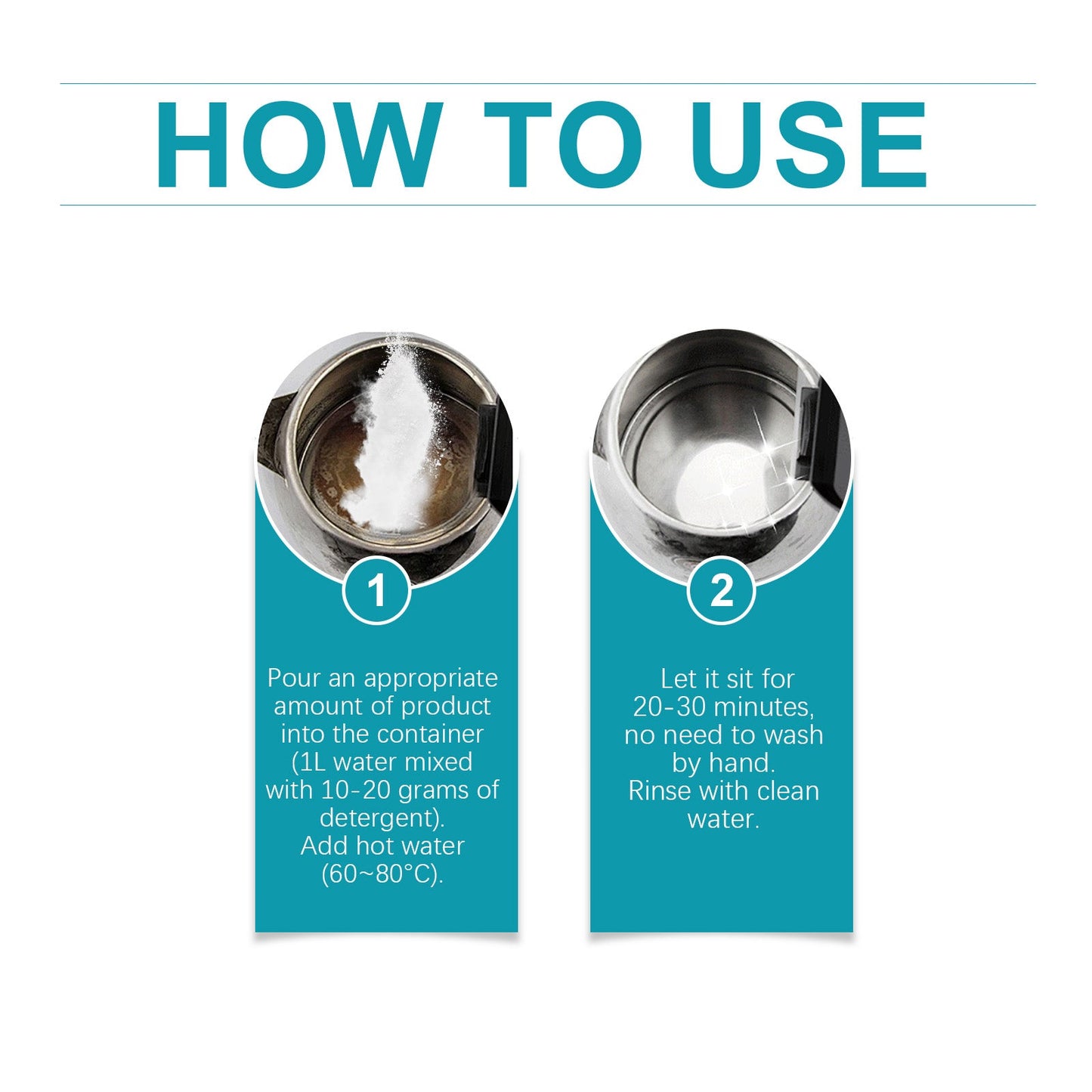 Kettle Descaling Powder Electric Kettle Cleaning Descaling Brightening Household Kettle Scale Cleaner