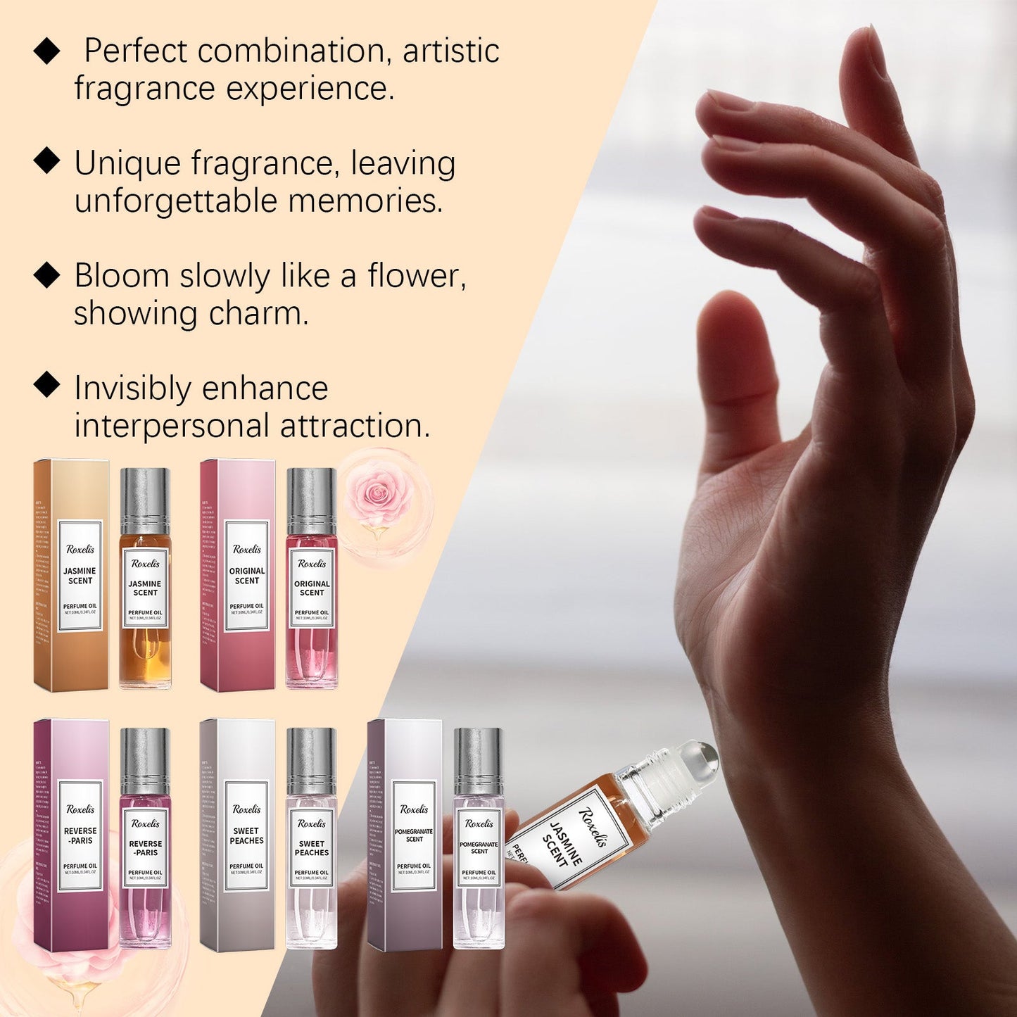 Fragrance Water Series Lasting Fragrance Portable Design Wrist Neck Small Light Fragrance Fresh Atmosphere Perfume