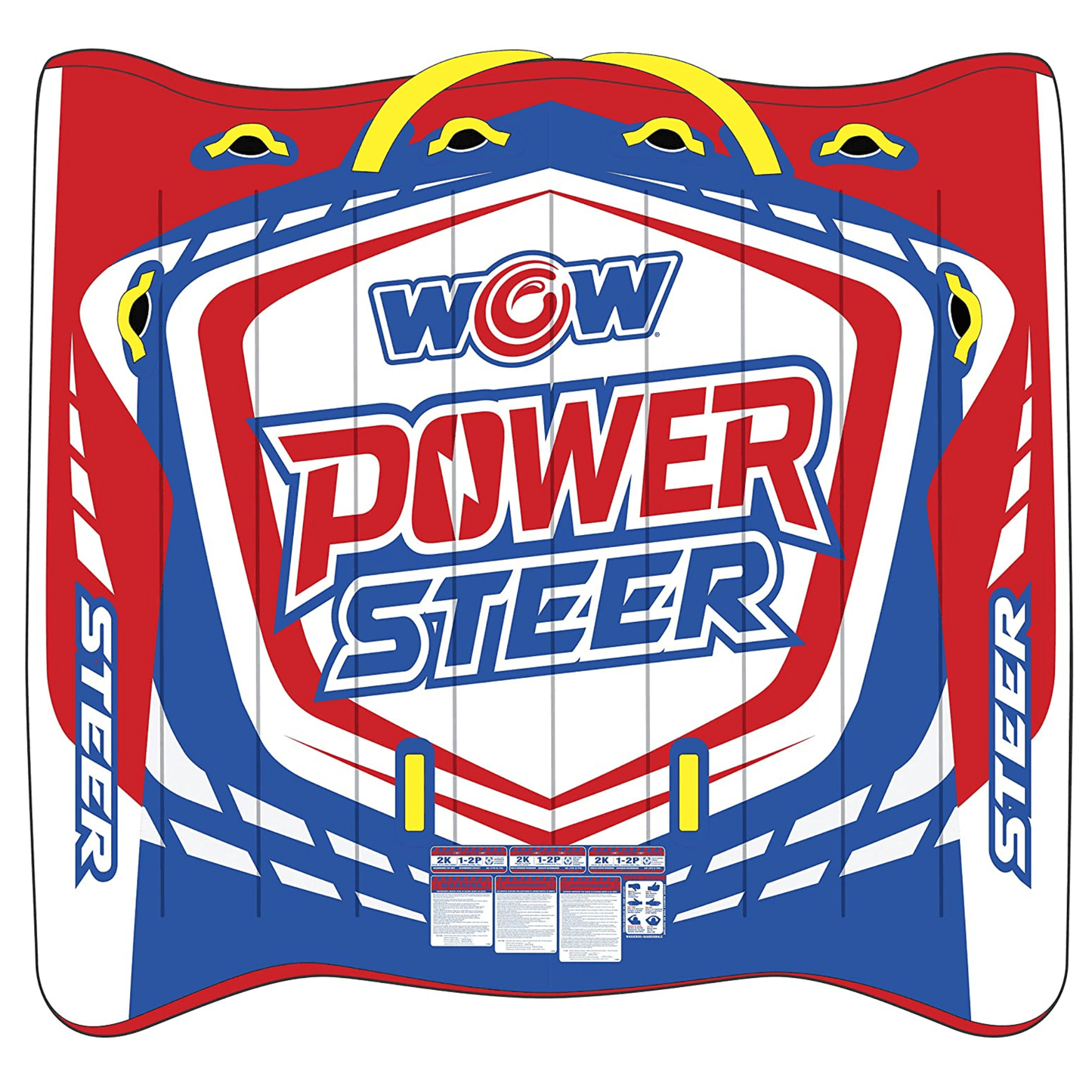 WOW Watersports Power Steer 3 Person 3P Steerable Deck Tube
